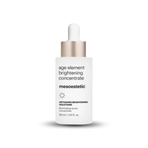 Mesoestetic Age Element Brightening Concentrate serum with vitamin C, niacinamide and tranexamic acid to reduce dark spots and even skin tone