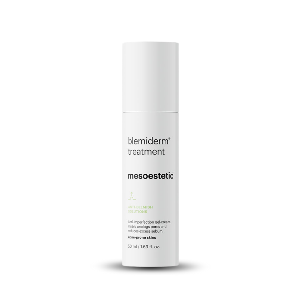 Mesoestetic Blemiderm Treatment night gel with salicylic and glycolic acids for oily, acne-prone skin – not safe for use during pregnancy